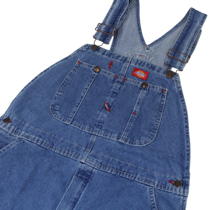 Dickies Blue Denim Dungarees (W34 X L32)