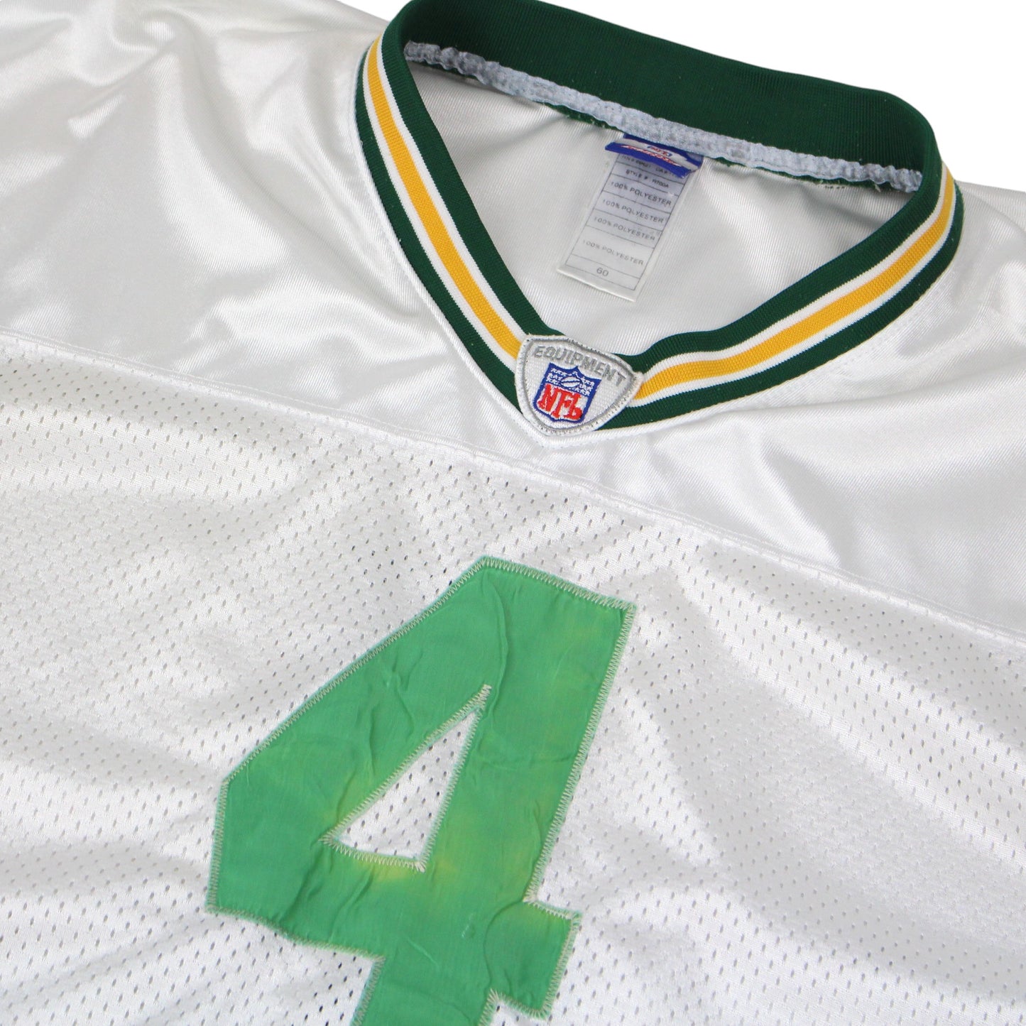 Green Bay Packers Reebok White Jersey (XXXL)