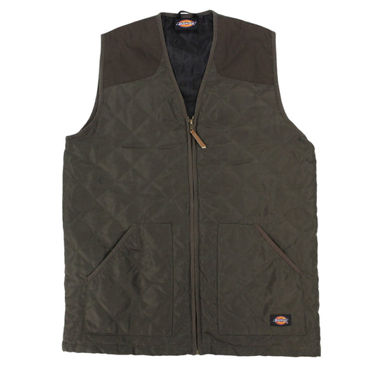 Dickies Green Quilted Gilet (M)