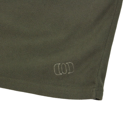 00s Animal Green Embroidered 1/4 Zip Fleece (L)