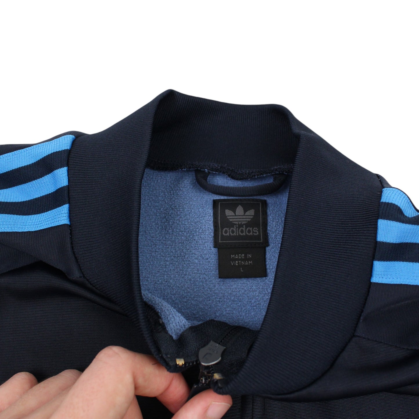 00s Adidas Fire Bird Navy Track Jacket (XL)