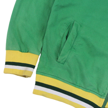 00s BB London Kyoto Green Embroidered Cotton Track Jacket (M)