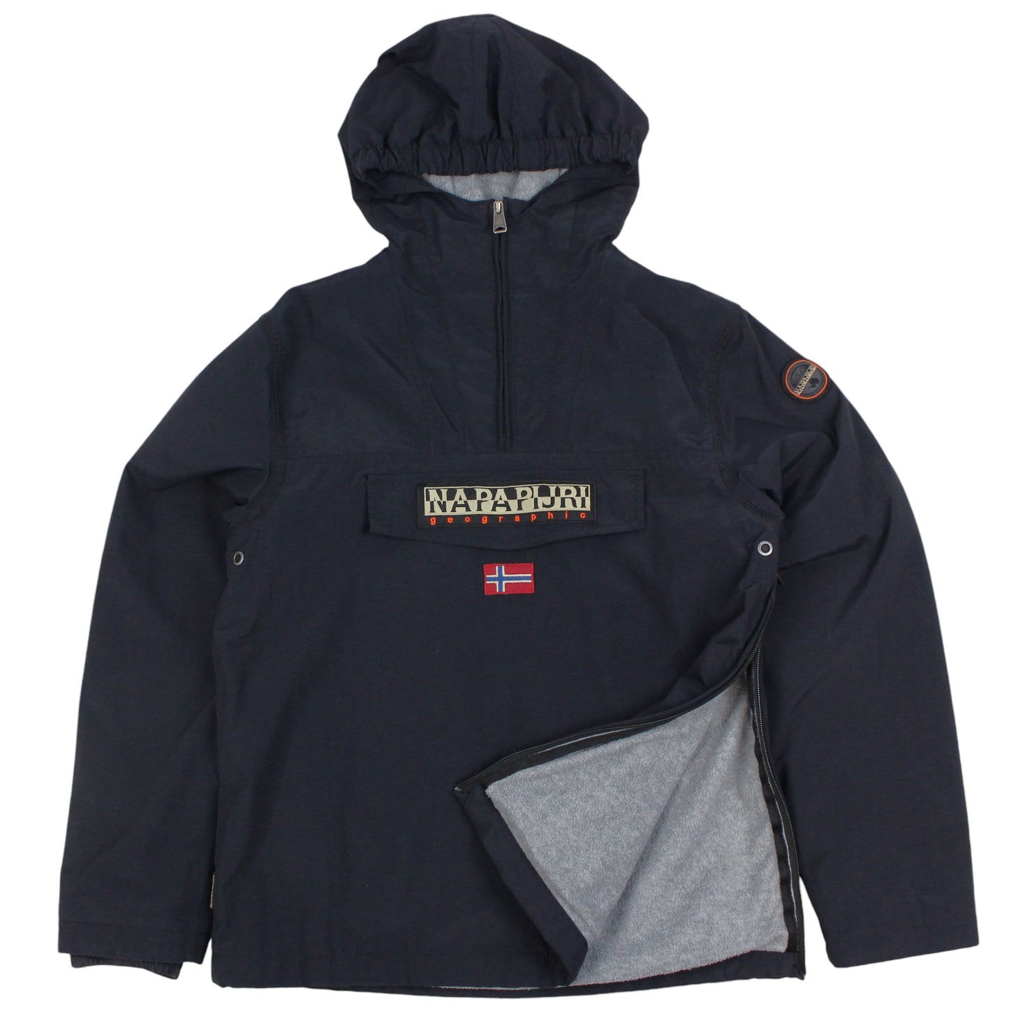 Napapijri Rainforest Black Fleece Lined Jacket (XS)