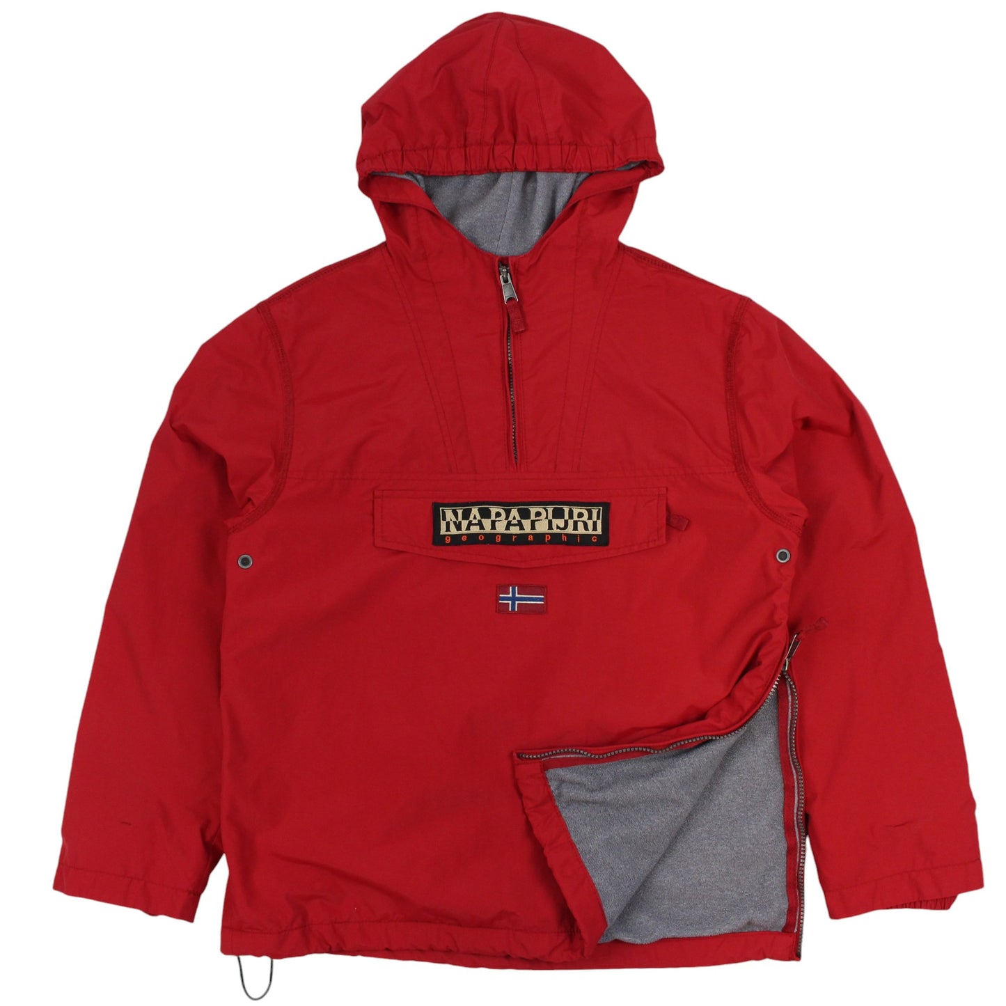 Napapijri Rainforest Red Fleece Lined Jacket (XS)