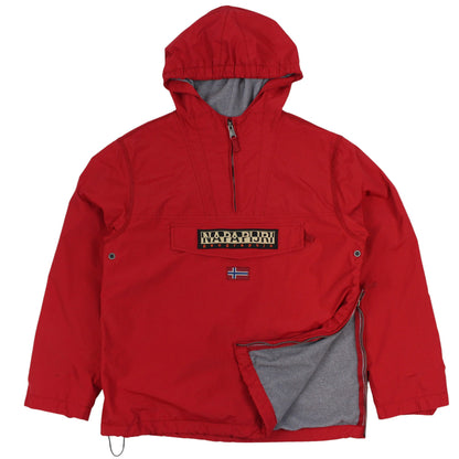 Napapijri Rainforest Red Fleece Lined Jacket (XS)