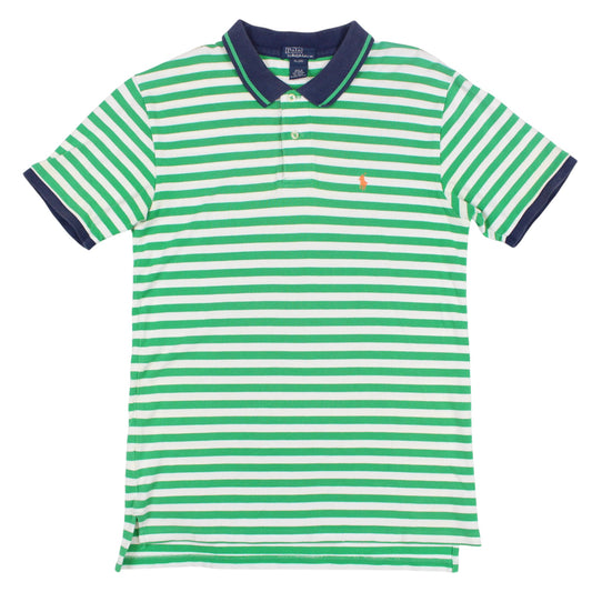 00s Polo Ralph Lauren Green Polo Top (S)