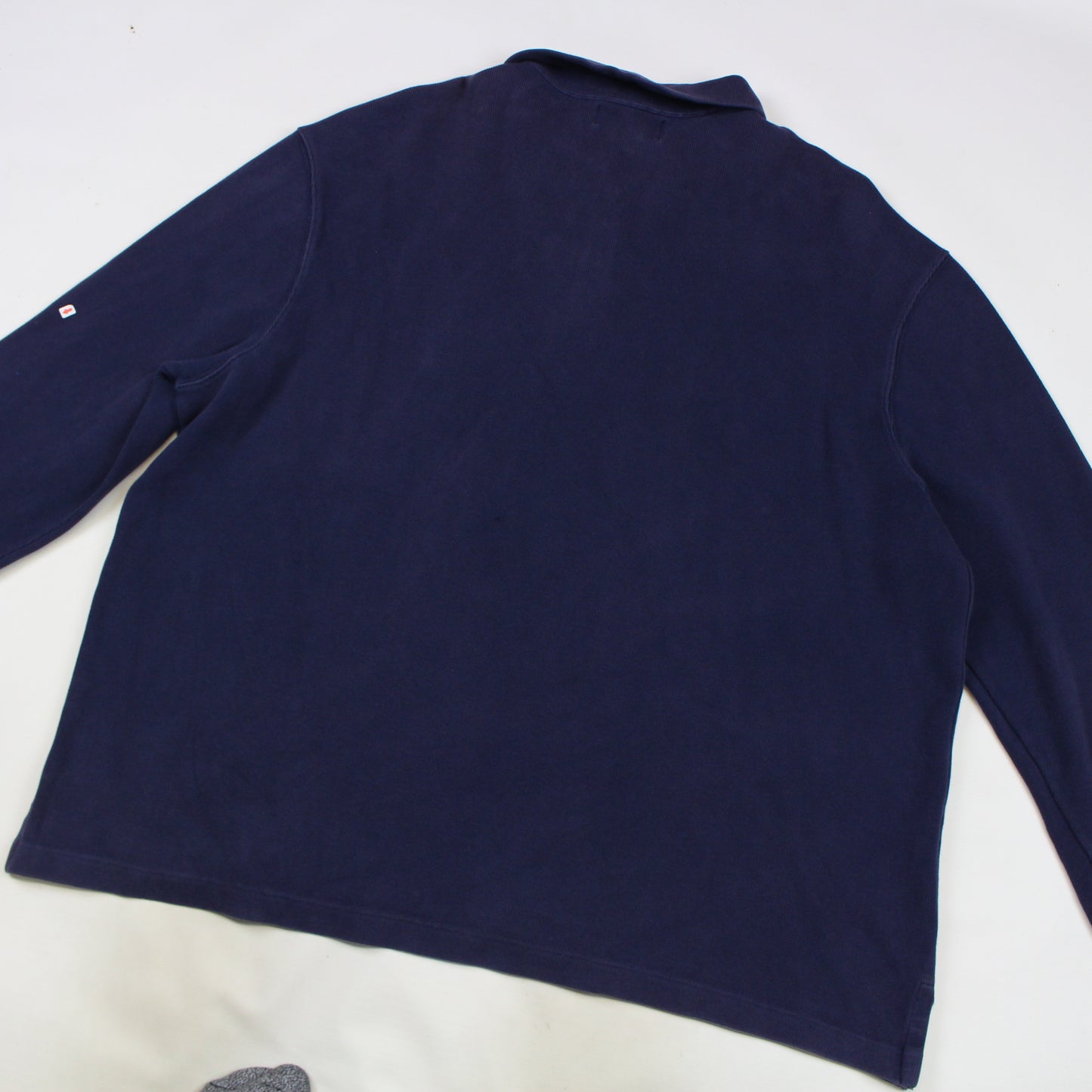 00 Polo Ralph Lauren navy 1/4 Zip Sweatshirt (XXL)