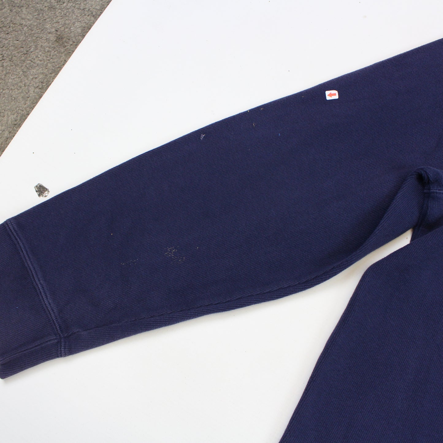 00 Polo Ralph Lauren navy 1/4 Zip Sweatshirt (XXL)