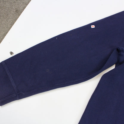 00 Polo Ralph Lauren navy 1/4 Zip Sweatshirt (XXL)