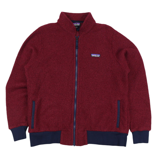 Patagonia Burgundy Fleece Jacket (Women's L)