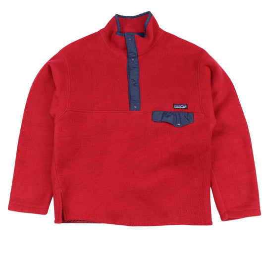 Patagonia Red Fleece T-Snap Fleece (XS)