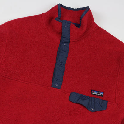 Patagonia Red Fleece T-Snap Fleece (XS)