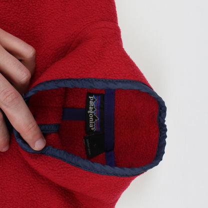 Patagonia Red Fleece T-Snap Fleece (XS)