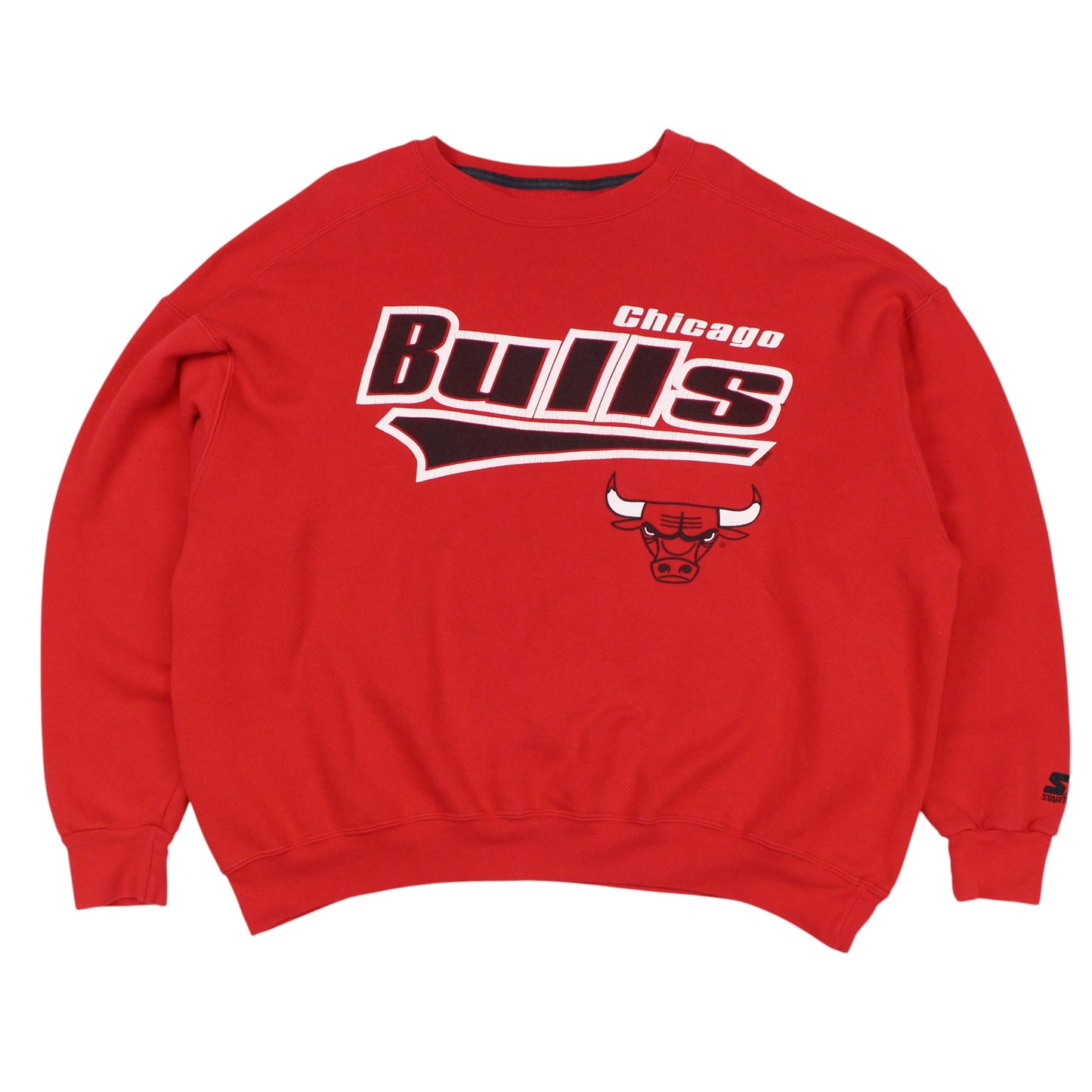 90s Starer Chicago Bulls Red Sweatshirt (XXL)