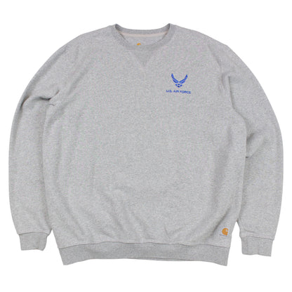 Carhartt Grey Embroidered Sweatshirt (XL)