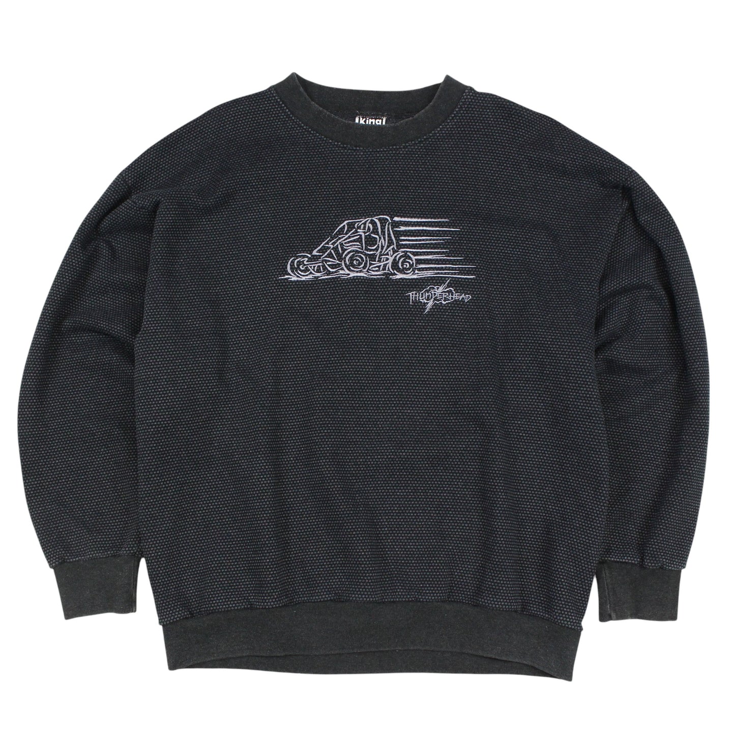 90s King Cotton Grey Heavy Sweatshirt (L)