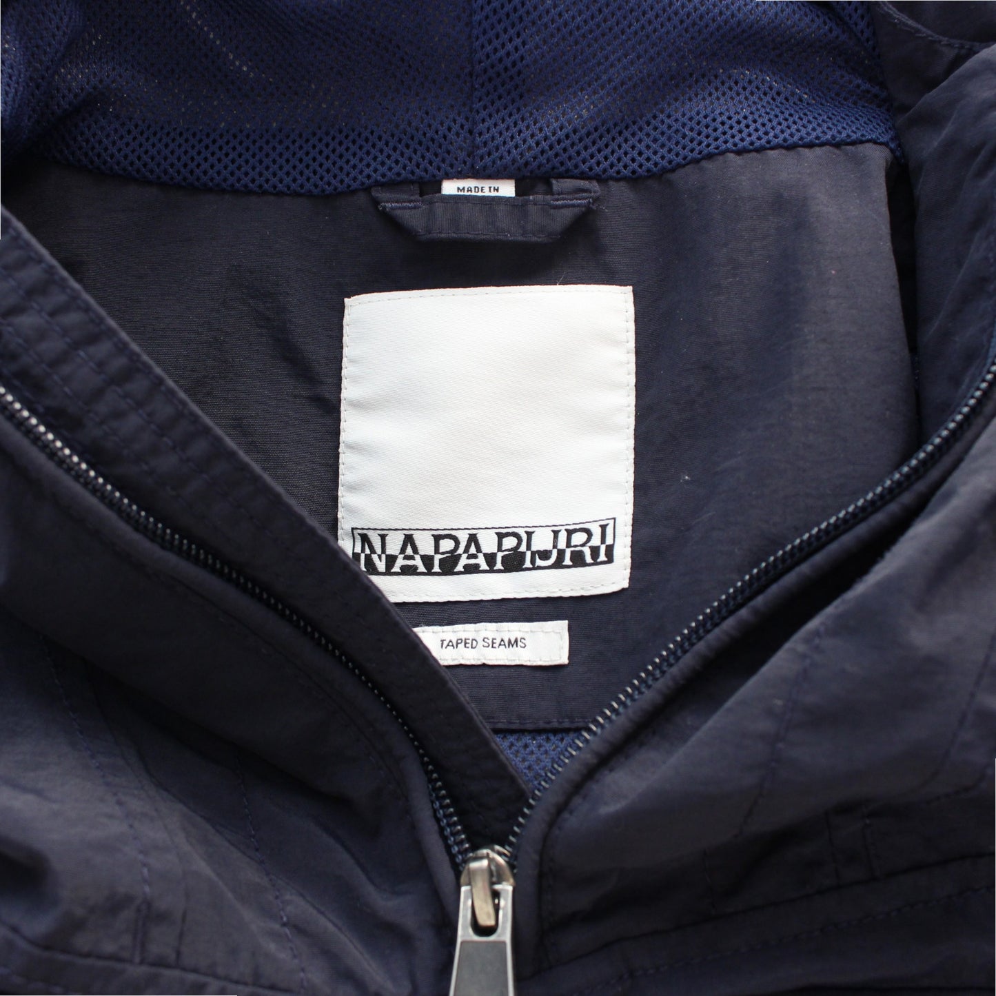 Napapijri Navy Rainforest Light Pullover Jacket (XS)