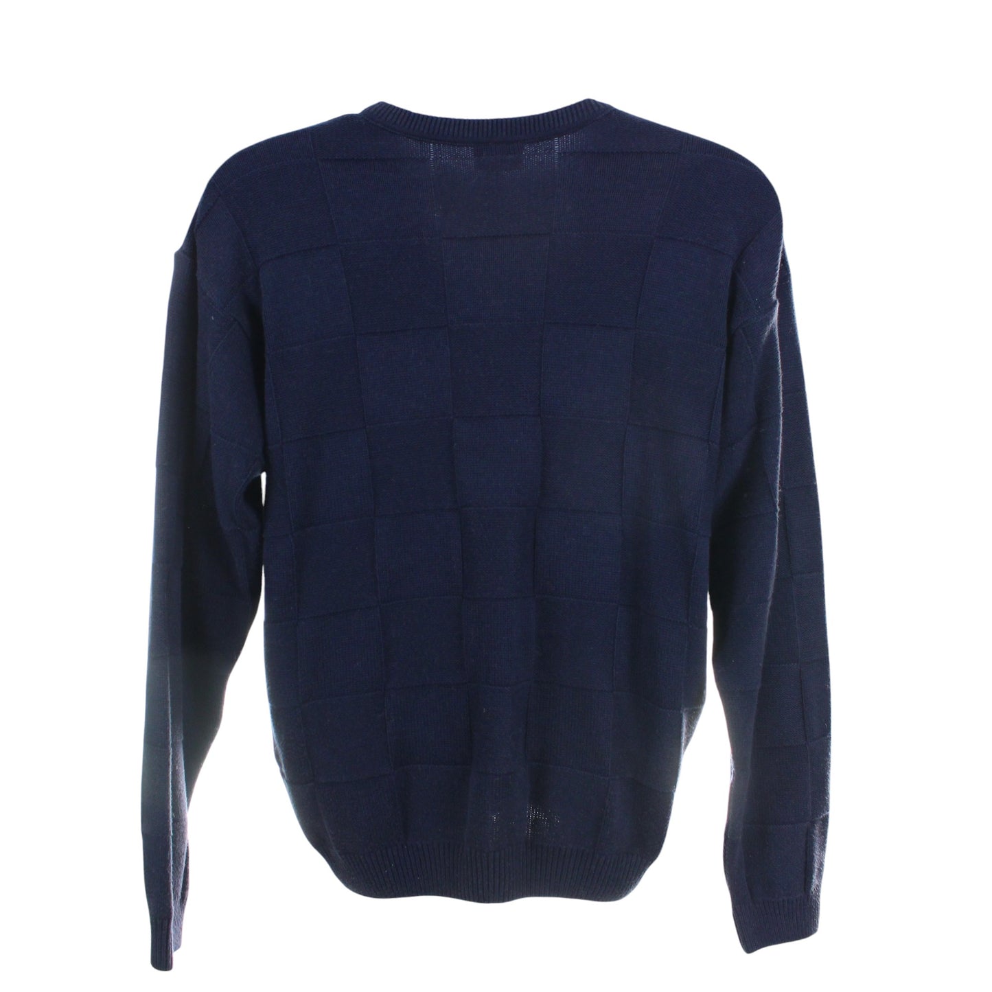 00s Lacoste Navy Knit Jumper (M)