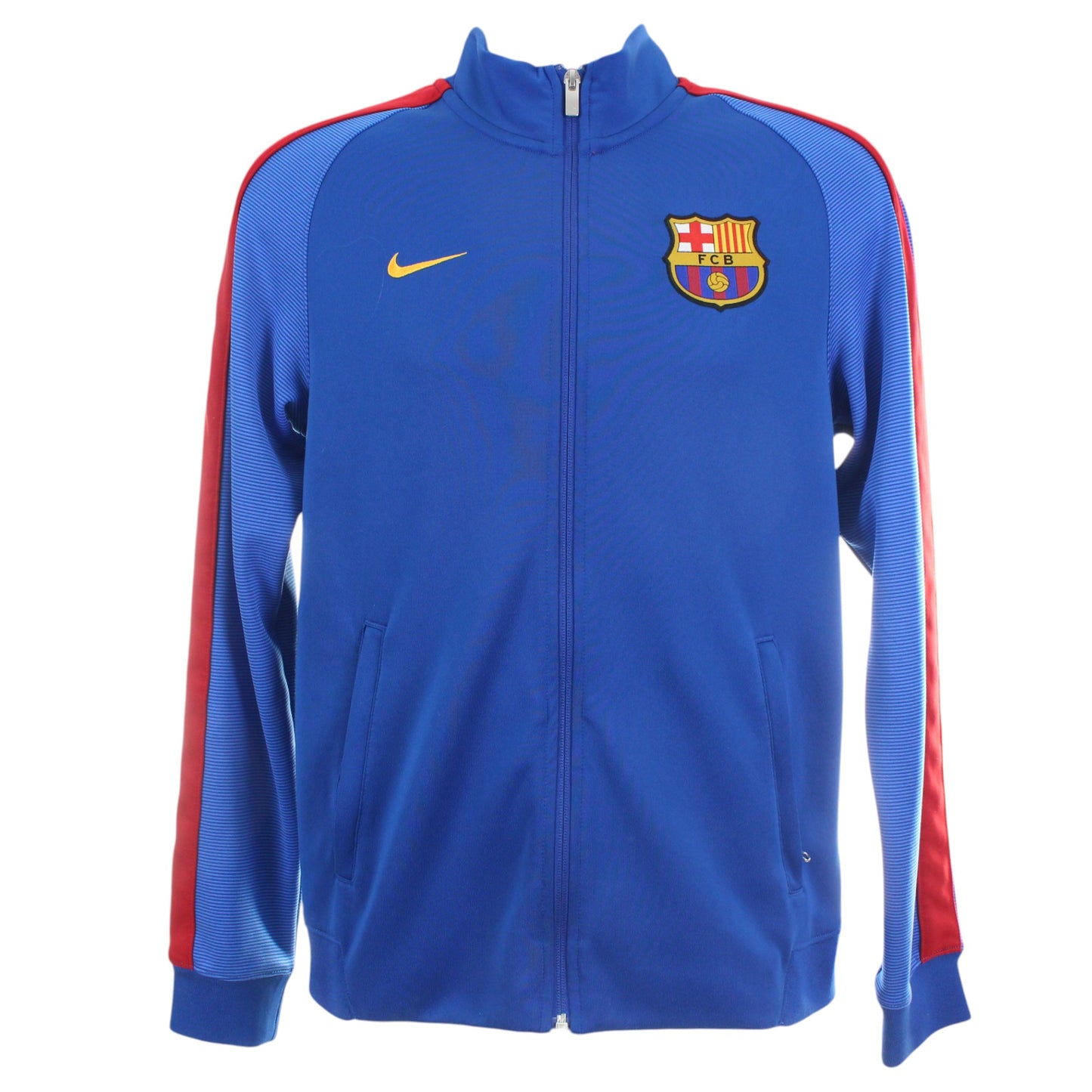 2017-18 Nike Barcelona Blue Track Jacket (S)