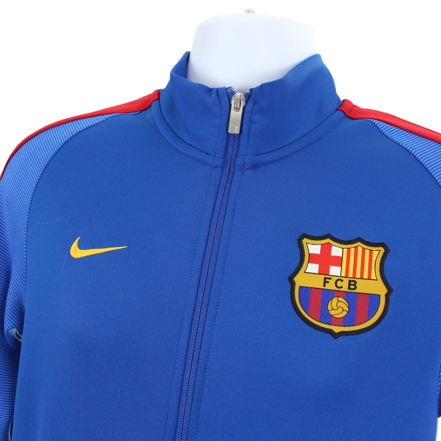 2017-18 Nike Barcelona Blue Track Jacket (S)