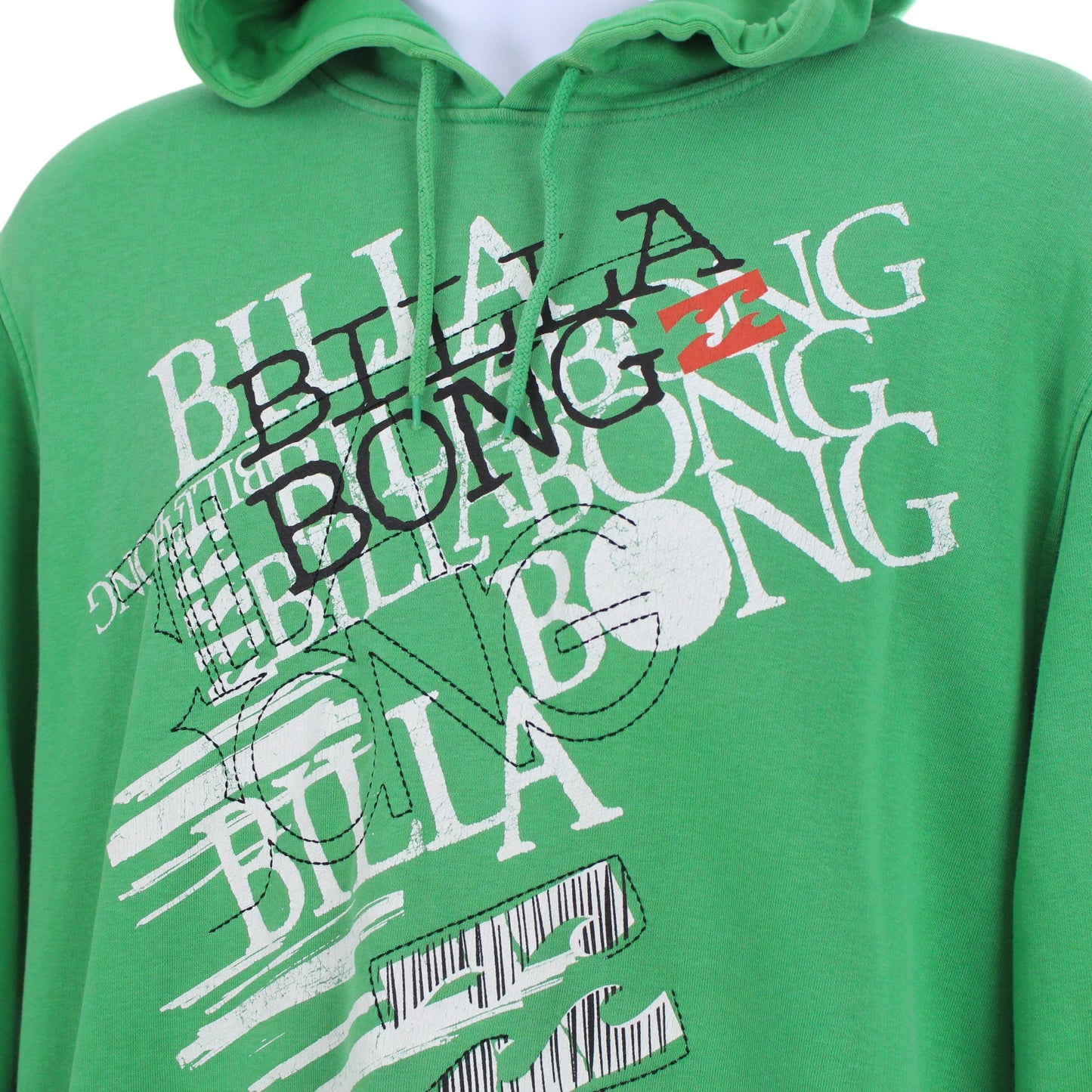 00s Billabong Green Hoodie (L)