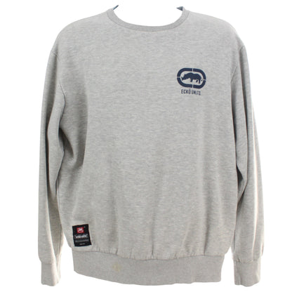 00s Ecko Unltd. Grey Sweatshirt (L)