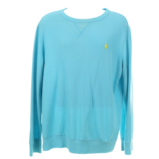 Polo Ralph Lauren Blue Thin Embroidered Sweatshirt (L/XL)