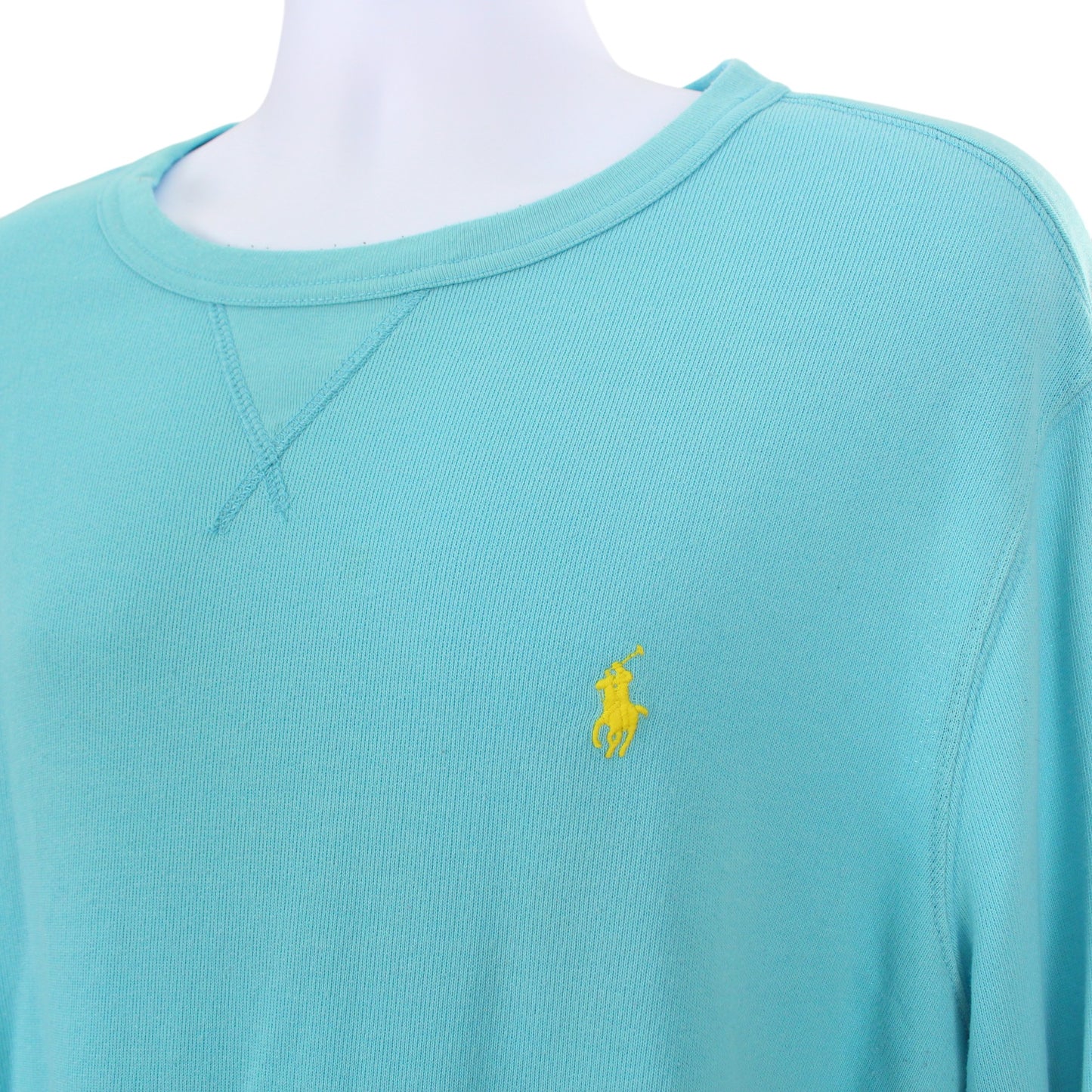 Polo Ralph Lauren Blue Thin Embroidered Sweatshirt (L/XL)