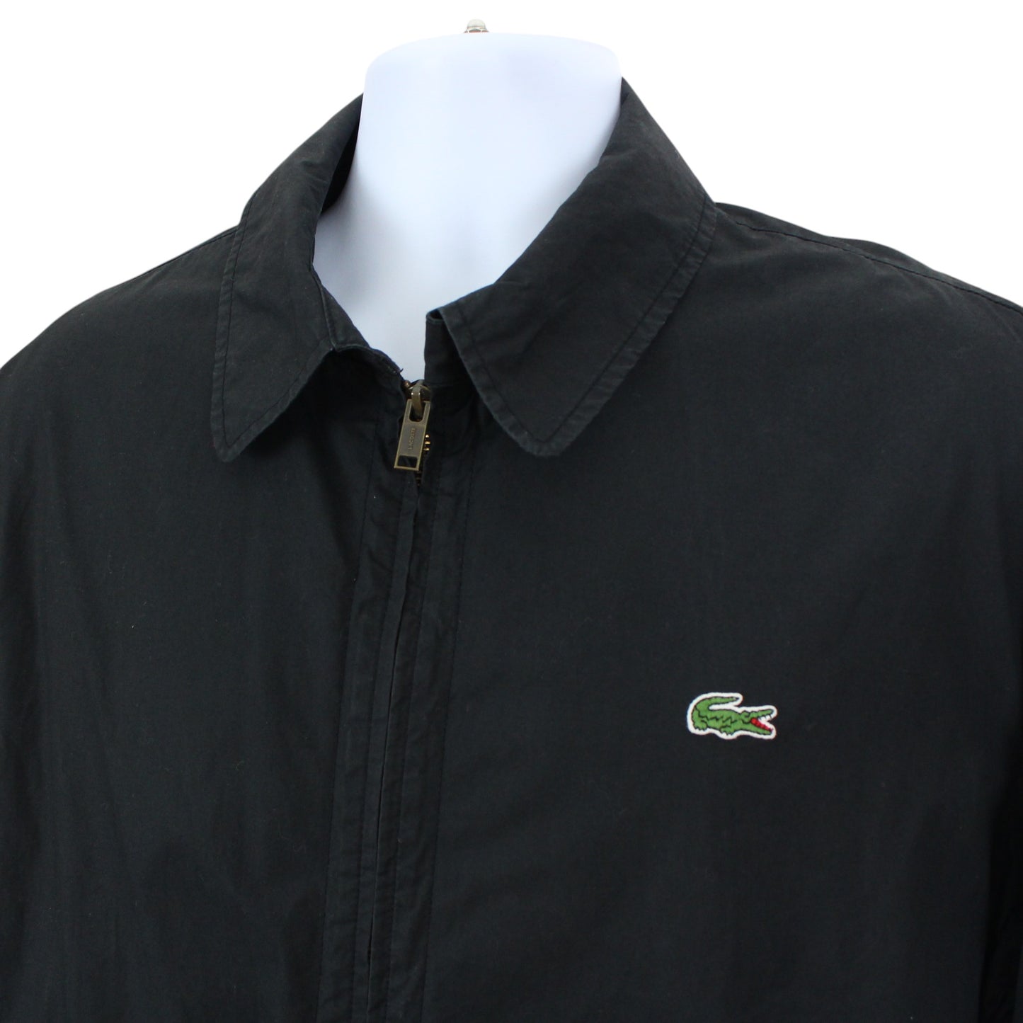 00s Lacoste Black Light Harrington Jacket (XL)