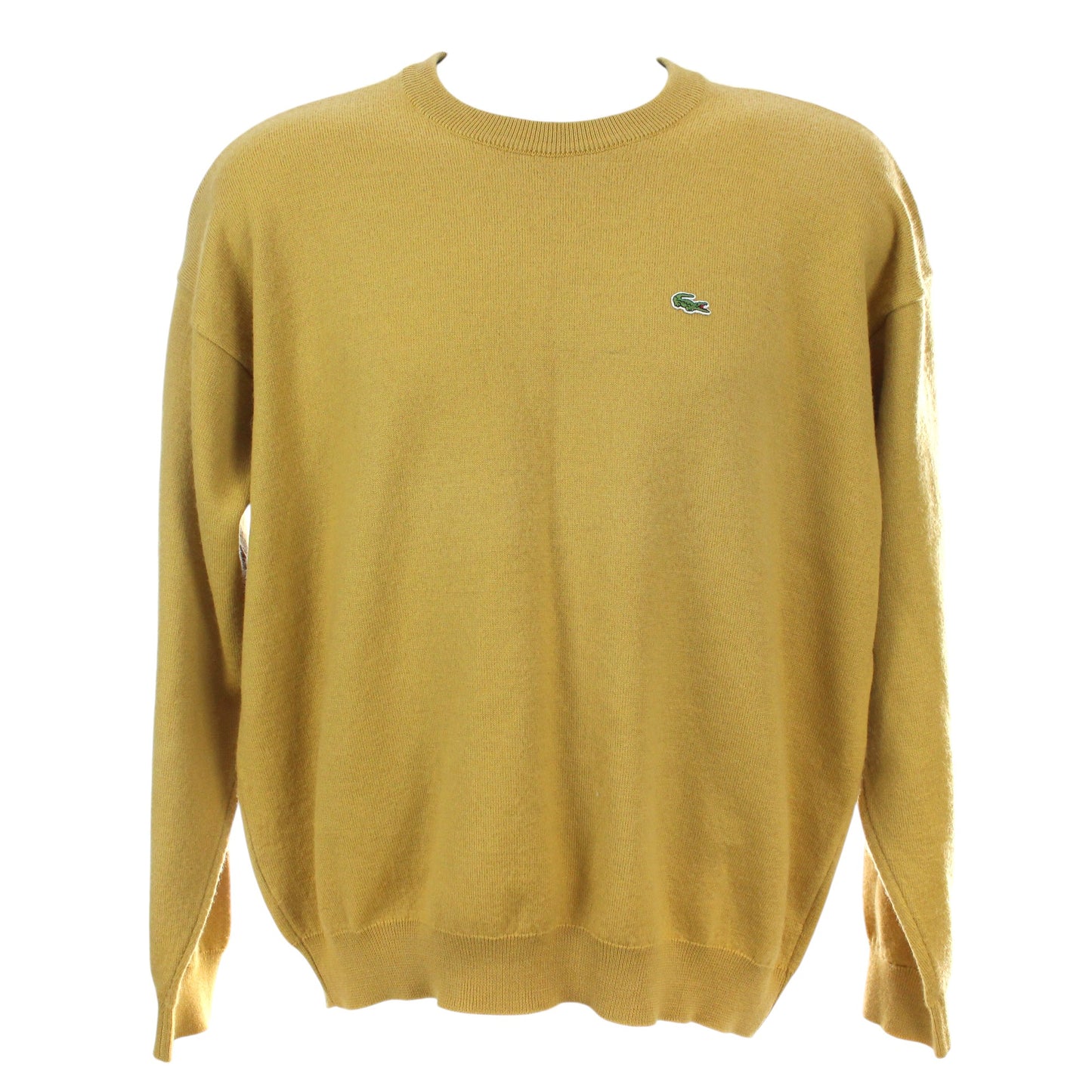 00s Lacoste Mustard Knit Jumper (S)