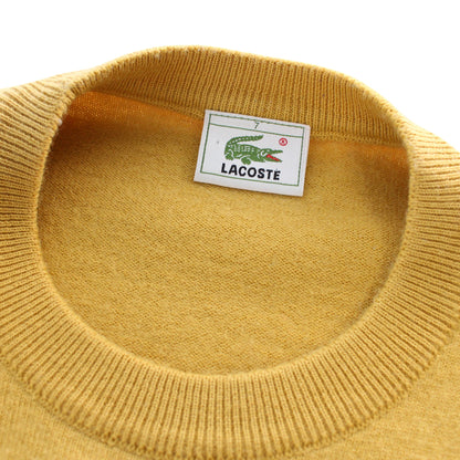 00s Lacoste Mustard Knit Jumper (S)