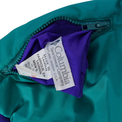 90s Columbia Green/Purple Reversible Jacket (M)