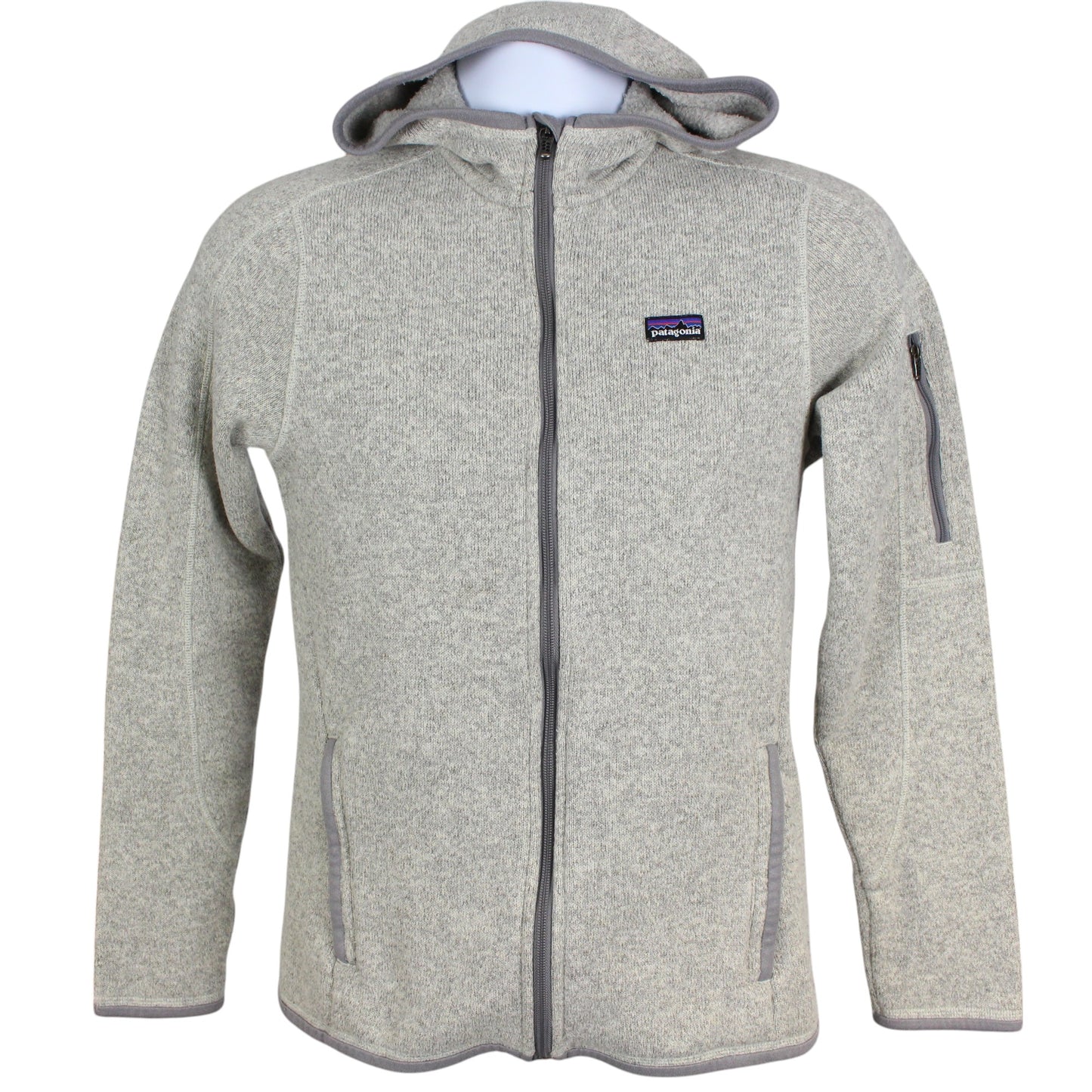 Patagonia Grey Better Fleece Full Zip Hoodie (Women's UK 10)