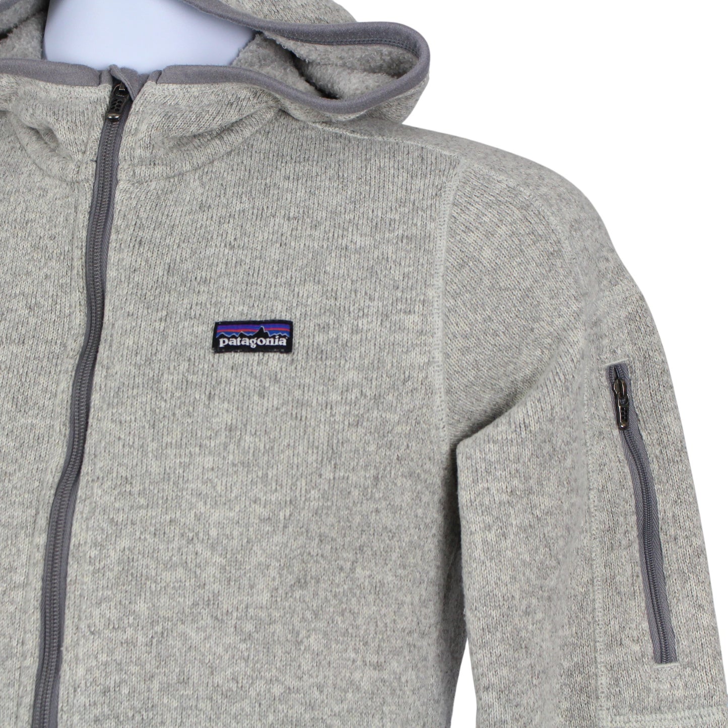 Patagonia Grey Better Fleece Full Zip Hoodie (Women's UK 10)