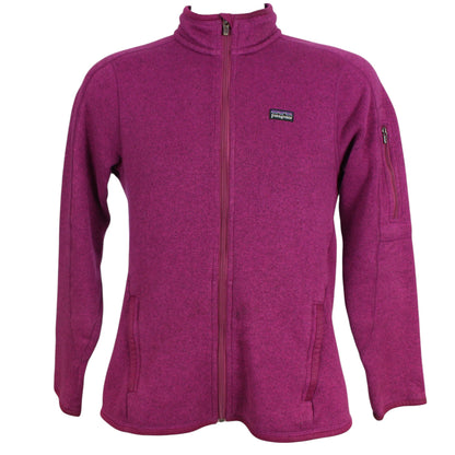 Patagonia Purple/Pink 1/4 Zip Fleece (Women's UK 10)