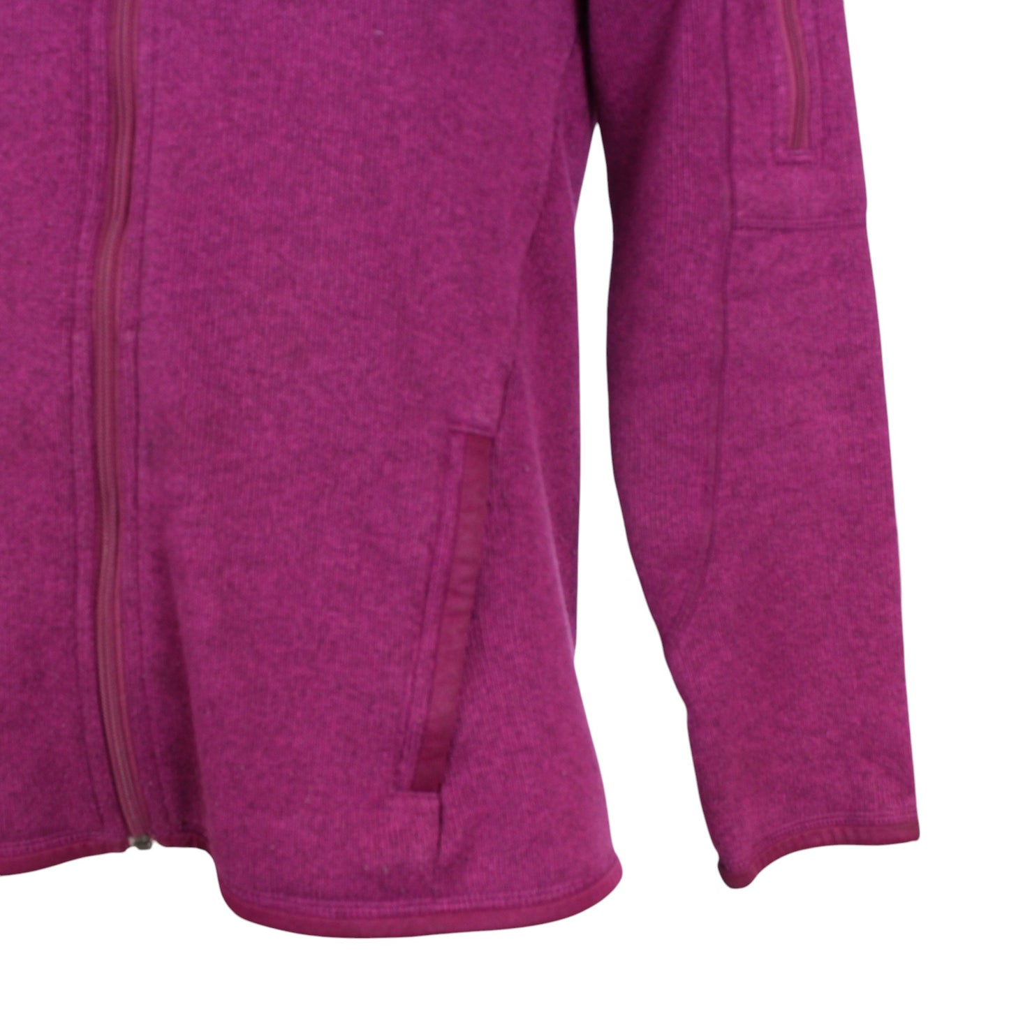 Patagonia Purple/Pink 1/4 Zip Fleece (Women's UK 10)