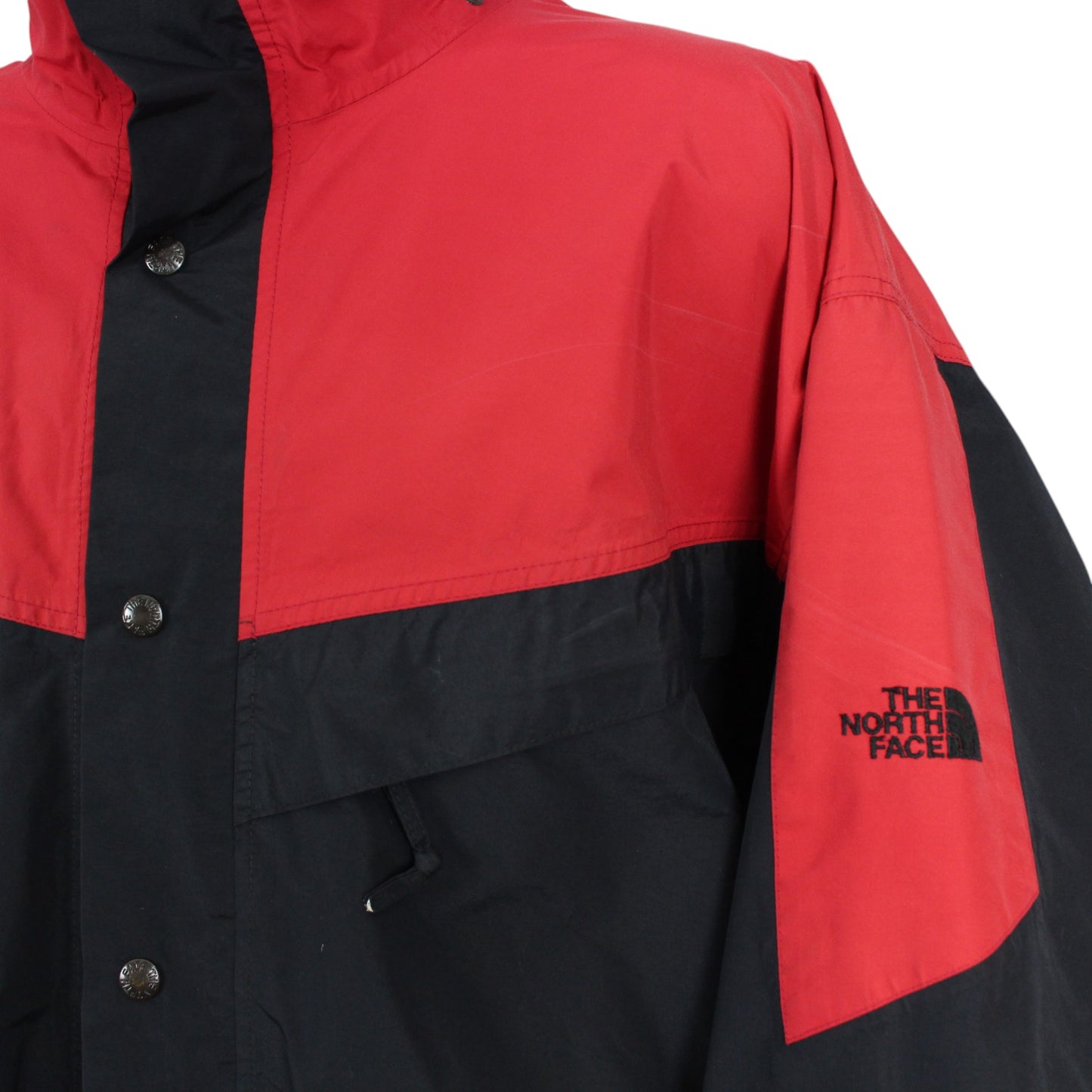 00s The North Face Black/Red Light Jacket (XXL)