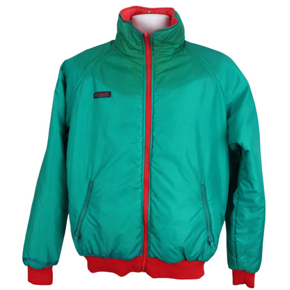 90d Columbia Red/Green Reversible Jacket (M)