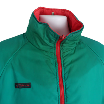 90d Columbia Red/Green Reversible Jacket (M)