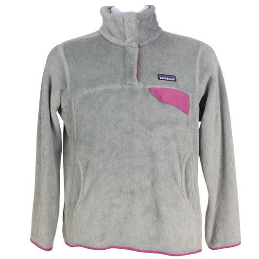 Patagonia Grey Snap T Fleece (Women's UK 10)