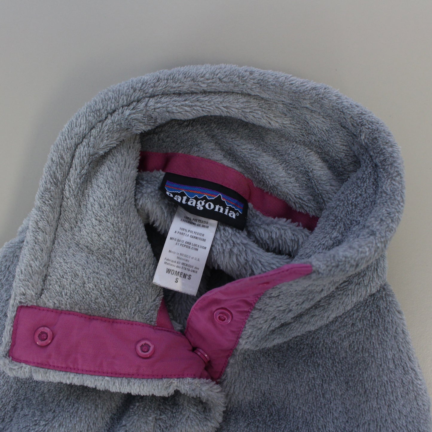 Patagonia Grey Snap T Fleece (Women's UK 10)