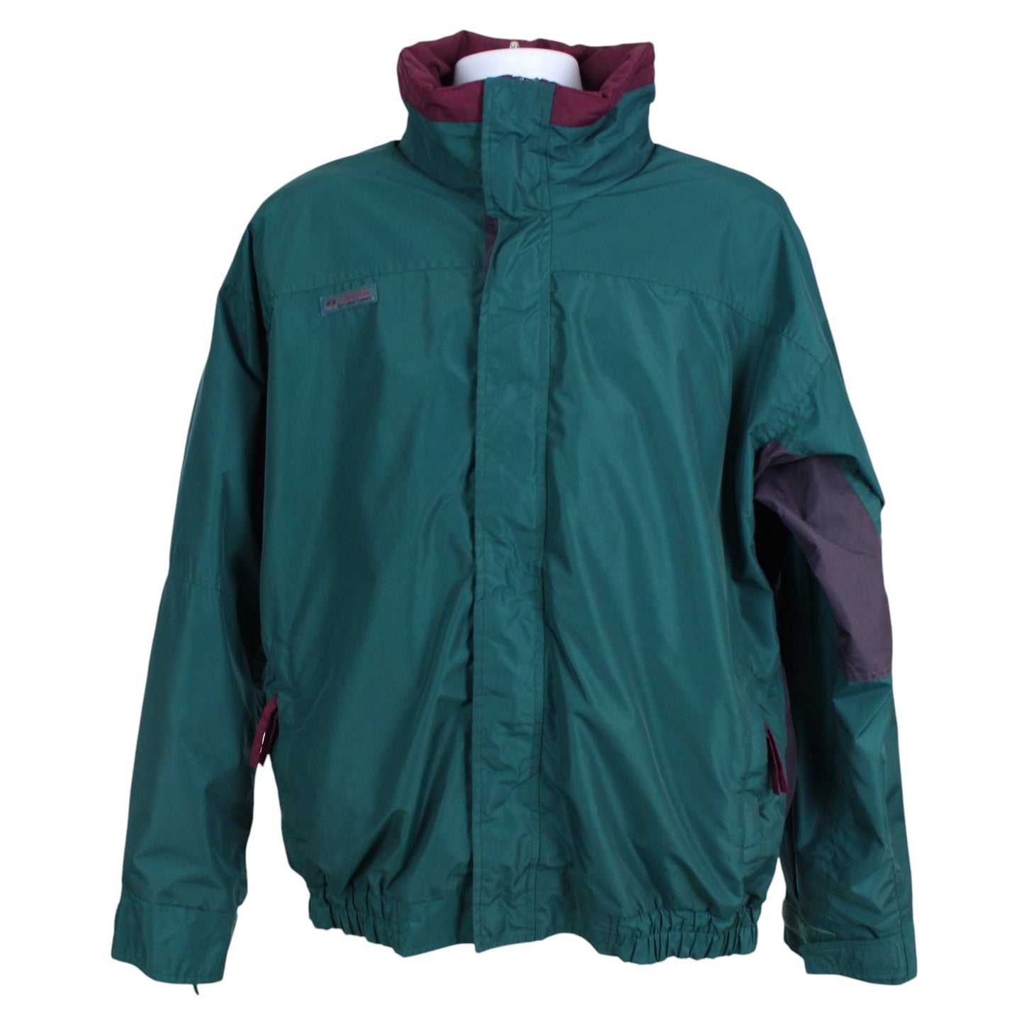 90s Columbia Green/Purple Light Jacket (XXL)