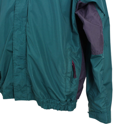 90s Columbia Green/Purple Light Jacket (XXL)