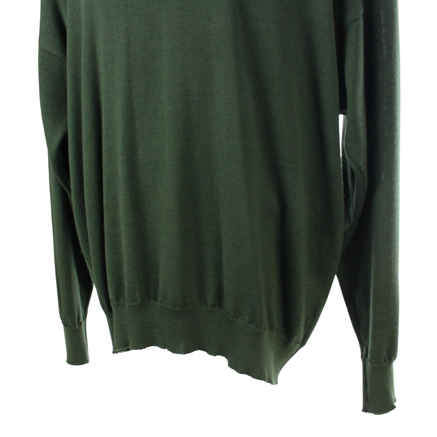 00s Lacoste Green Turtle Neck Knit Jumper (XL)