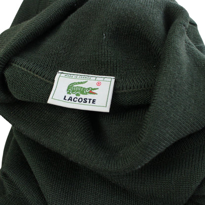 00s Lacoste Green Turtle Neck Knit Jumper (XL)