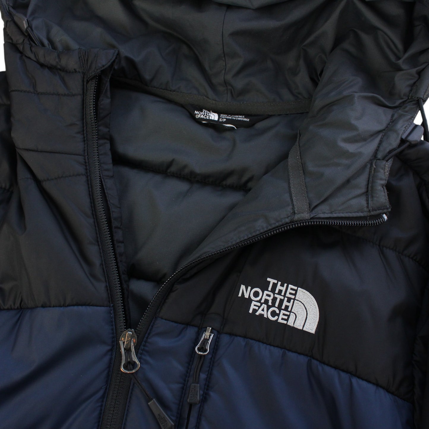 The North Face Black/Navy Padded Jacket (S)