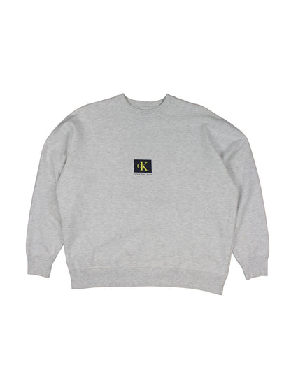 90s Calvin Klein Jeans Grey Sweatshirt (S)