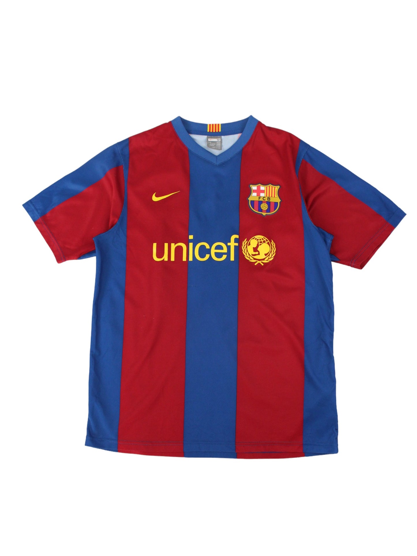 2007-08 Barcelona Basic Nike Home Shirt (M)