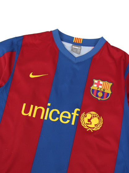 2007-08 Barcelona Basic Nike Home Shirt (M)