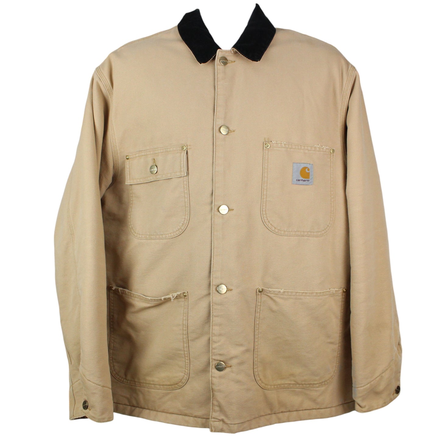 Carhartt Beige OG Chore Heavy Work Jacket (XL)